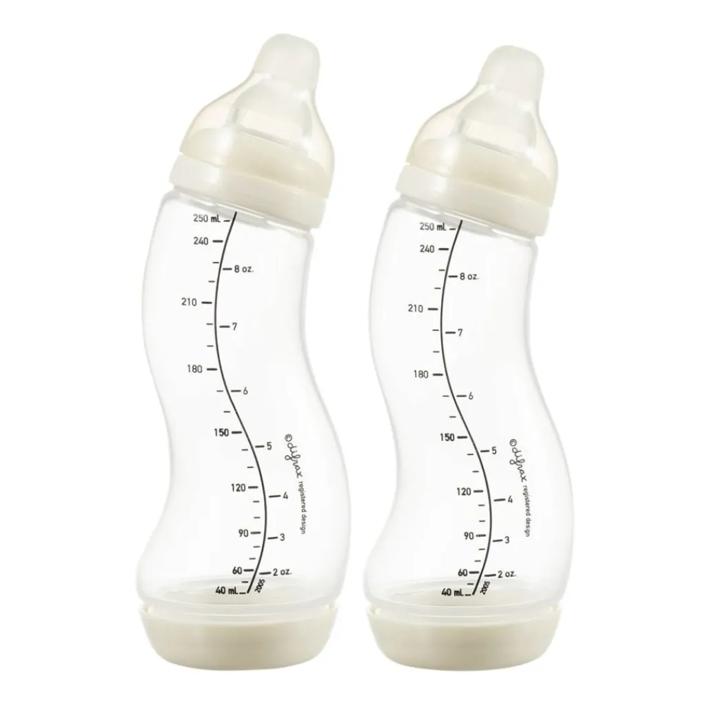 Difrax Babyflesjes>Natural 0+M S-Fles 2-Pak
