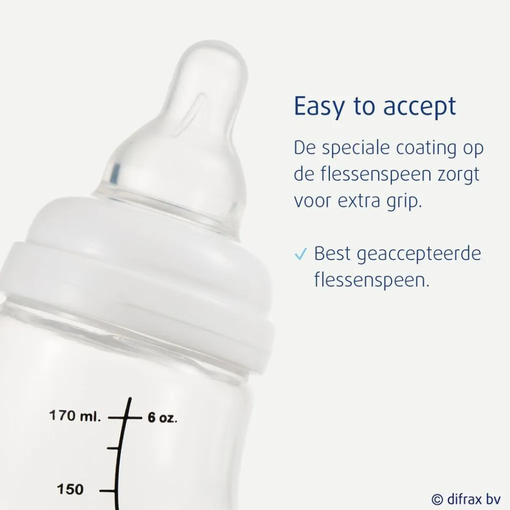 Difrax Babyflesjes>Natural 0+M S-Fles 2-Pak