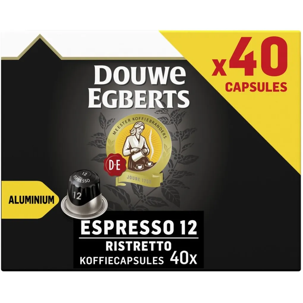 Douwe Egberts Koffie>Espresso Ristretto Koffiecups