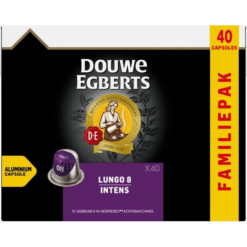 Douwe Egberts Koffie>Lungo Intens Koffiecups