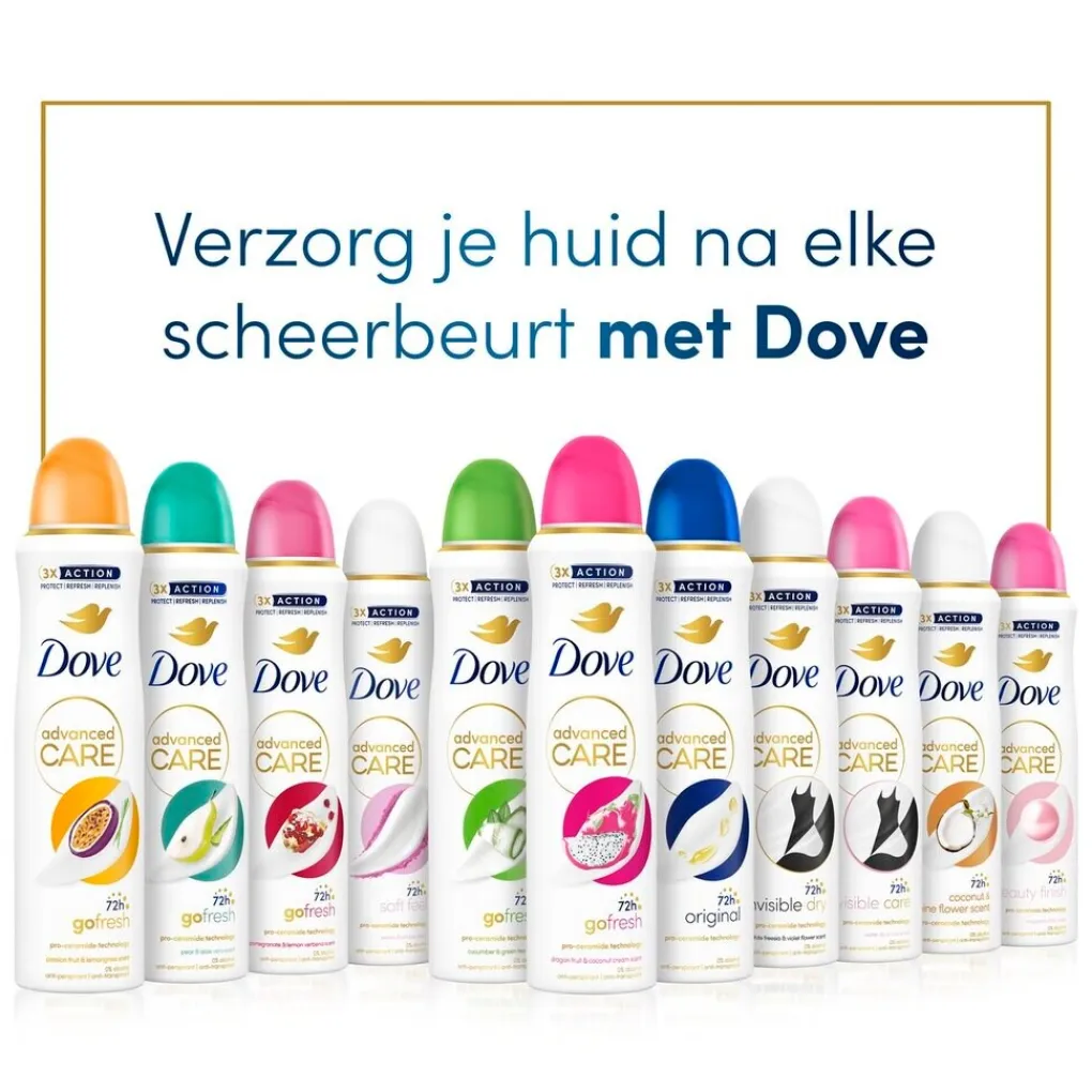 Dove Deospray>Advanced Care Clean Touch Antitranspirant Deodorant Spray