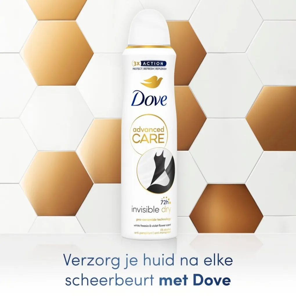 Dove Deospray>Advanced Care Invisible Dry Antitranspirant Deodorant Spray