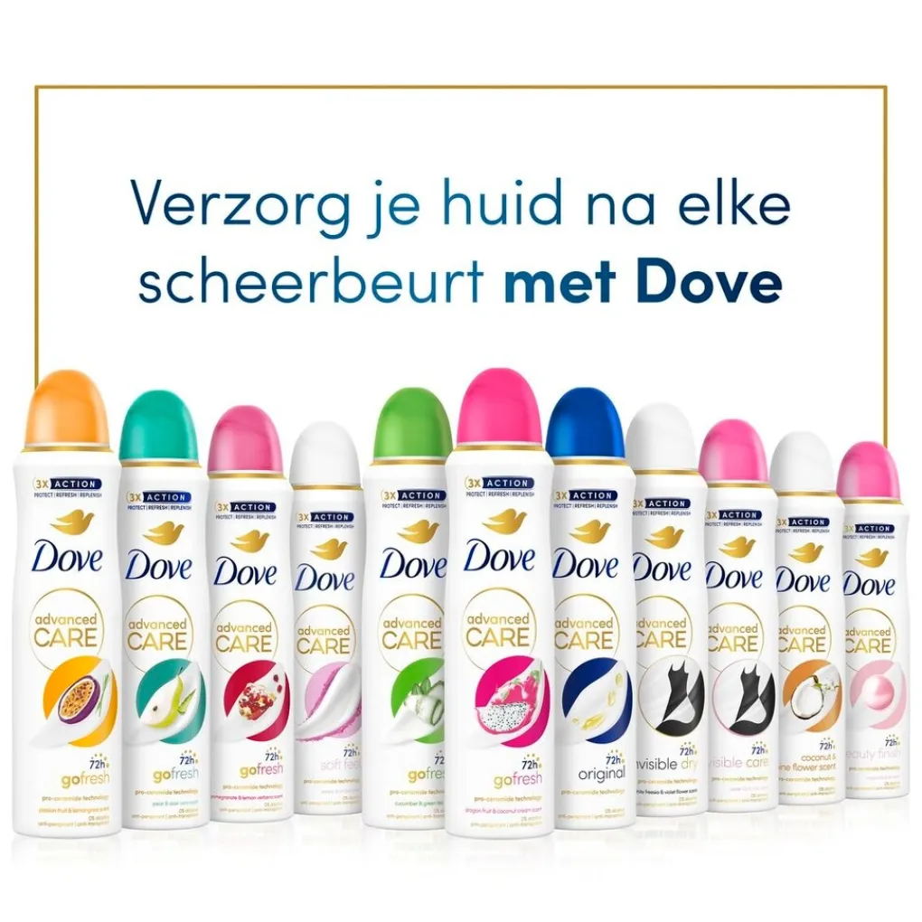 Dove Deospray>Advanced Care Invisible Dry Antitranspirant Deodorant Spray