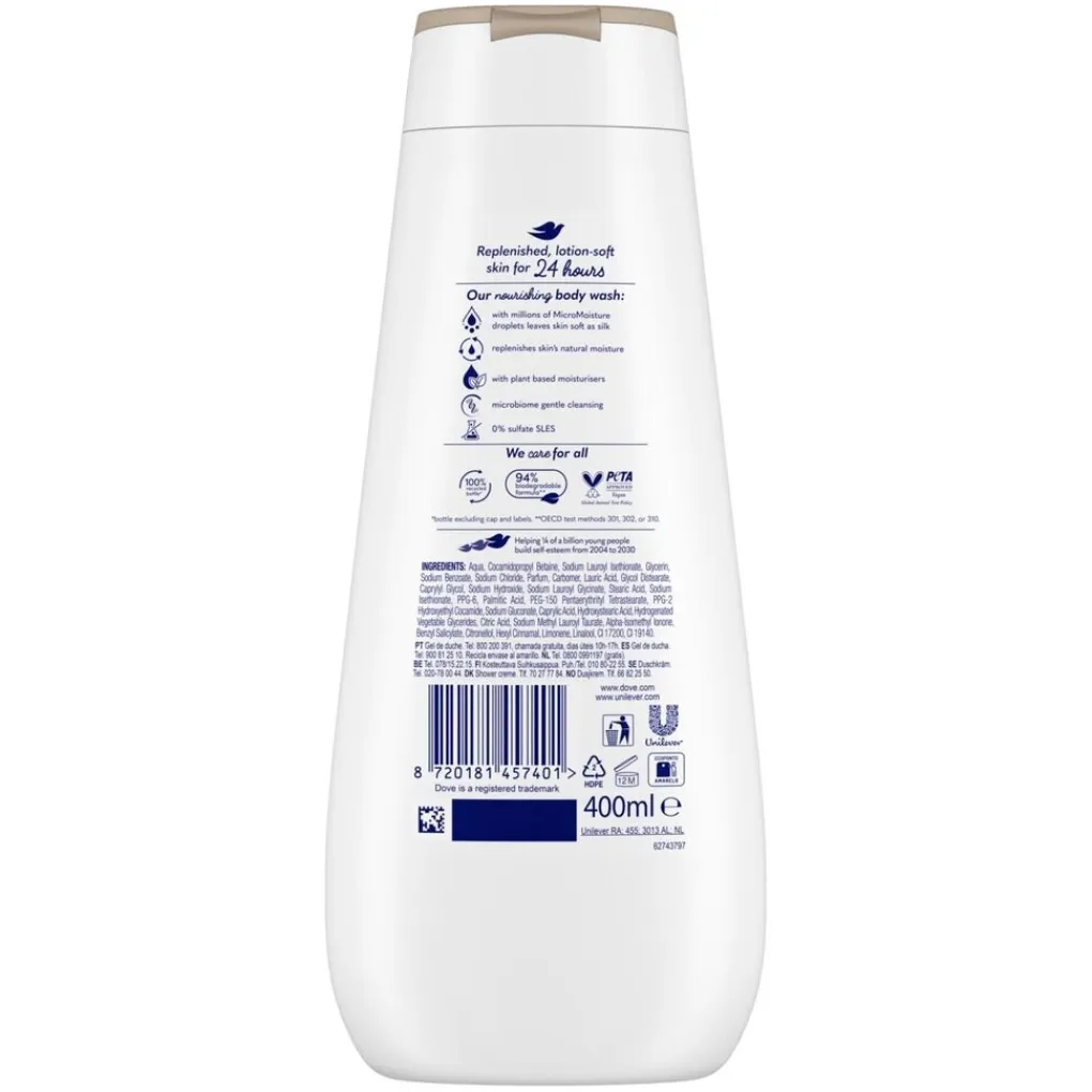 Dove Douchegel>Advanced Care Nourishing Silk Douchegel
