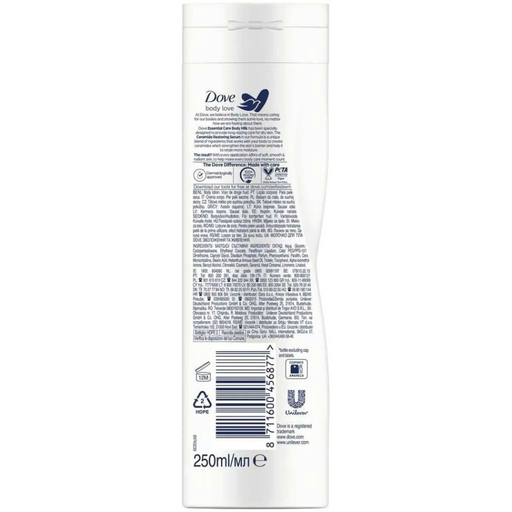 Dove Bodylotion>Body Love Essential Care Bodylotion