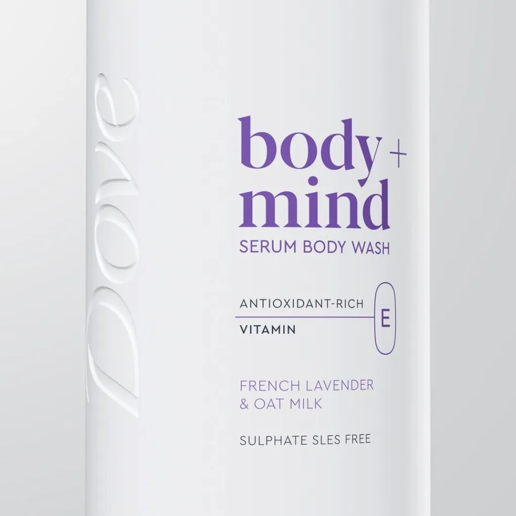Dove Douchegel>Body+Mind French Lavender & Oat Milk Douchegel
