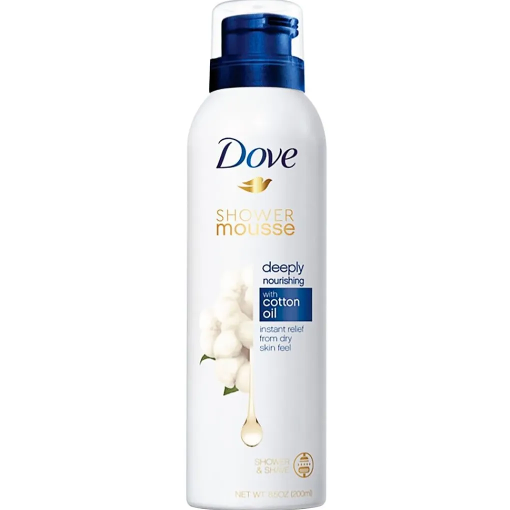 Dove Doucheschuim>Deeply Nourishing Cotton Oil Shower Mousse