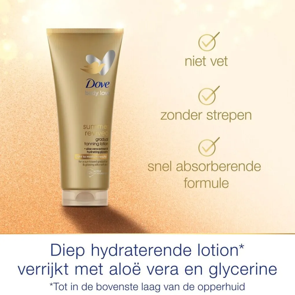 Dove Bodylotion>DermaSpa Summer Revived Fair Bodylotion