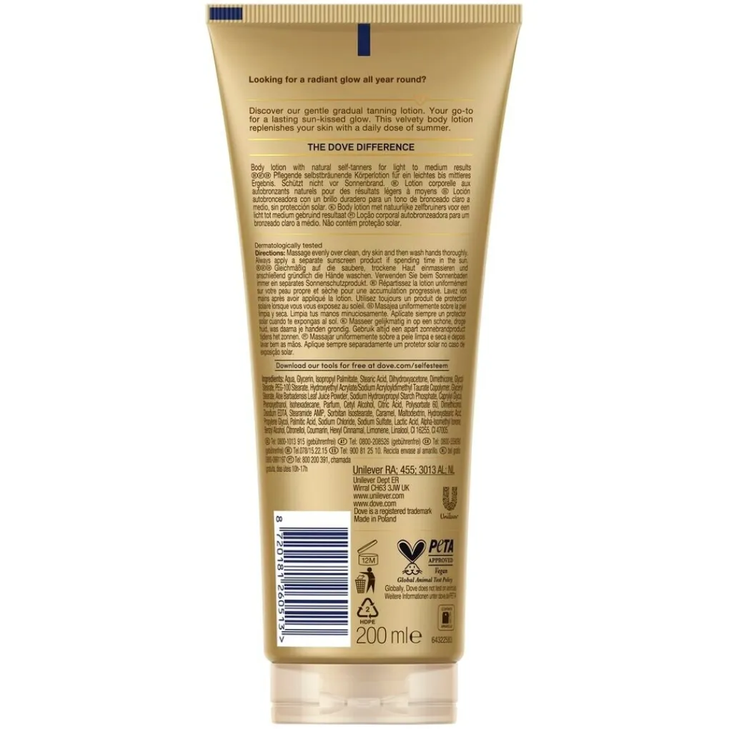 Dove Bodylotion>DermaSpa Summer Revived Fair Bodylotion
