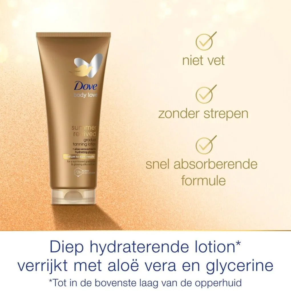 Dove Bodylotion>DermaSpa Summer Revived Dark Bodylotion