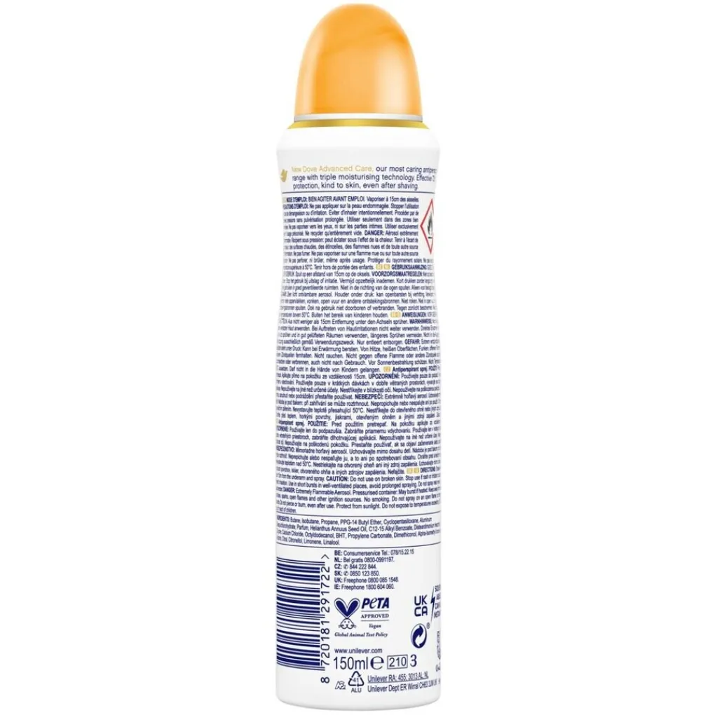 Dove Deospray>Go Fresh Passion Fruit & Lemongrass Antitranspirant Spray