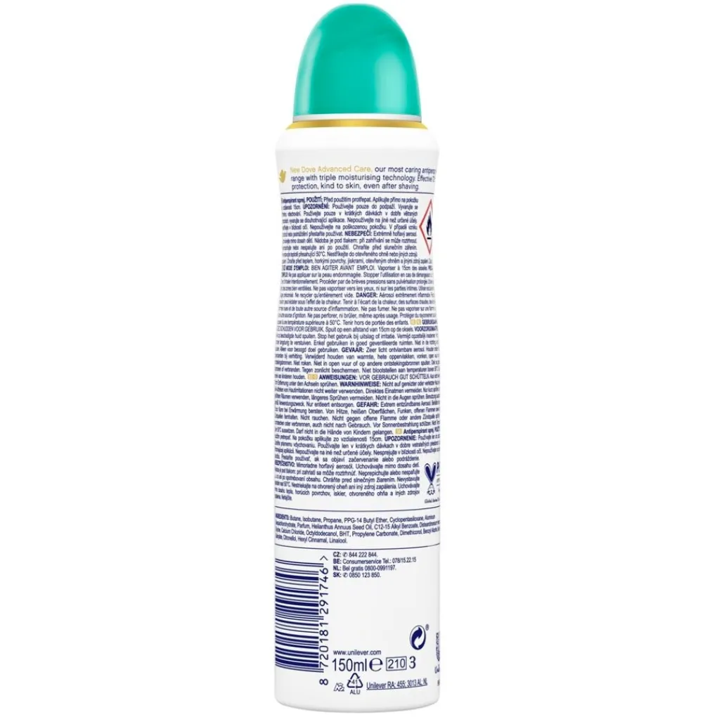 Dove Deospray>Go Fresh Pear & Aloe Vera Antitranspirant Spray