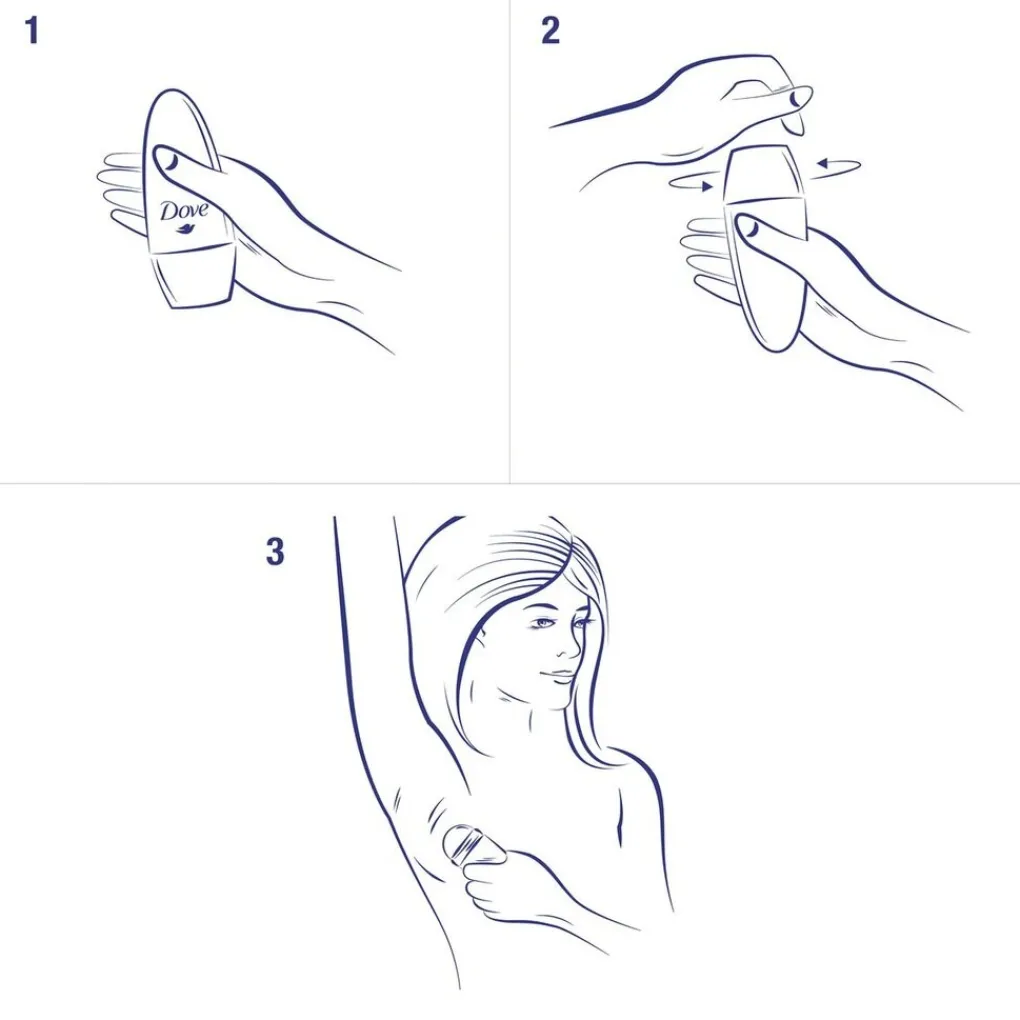 Dove Deoroller>Invisible Dry Antitranspirant Deodorant Roller