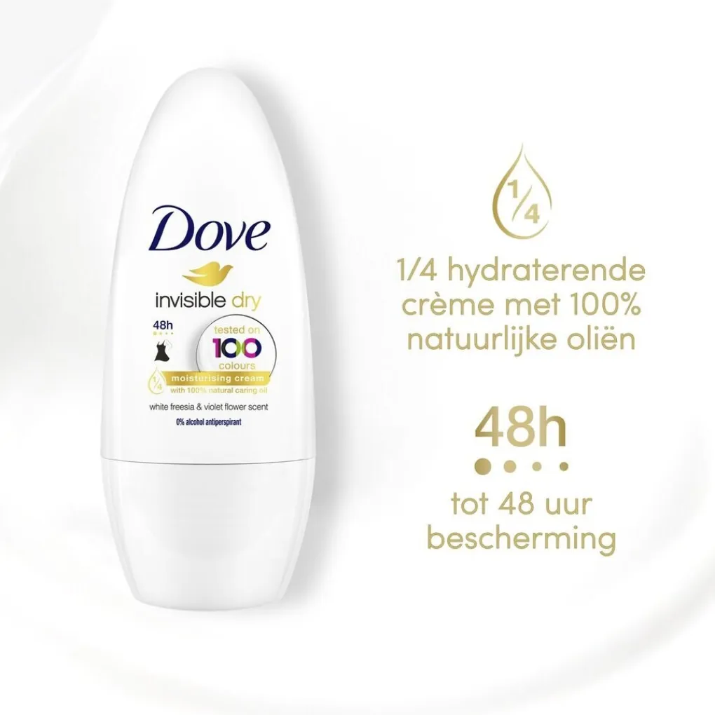 Dove Deoroller>Invisible Dry Antitranspirant Deodorant Roller