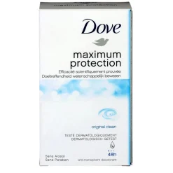 Dove Overmatig Transpireren|Deostick>Maximum Protection Original Clean Antitranspirant Stick