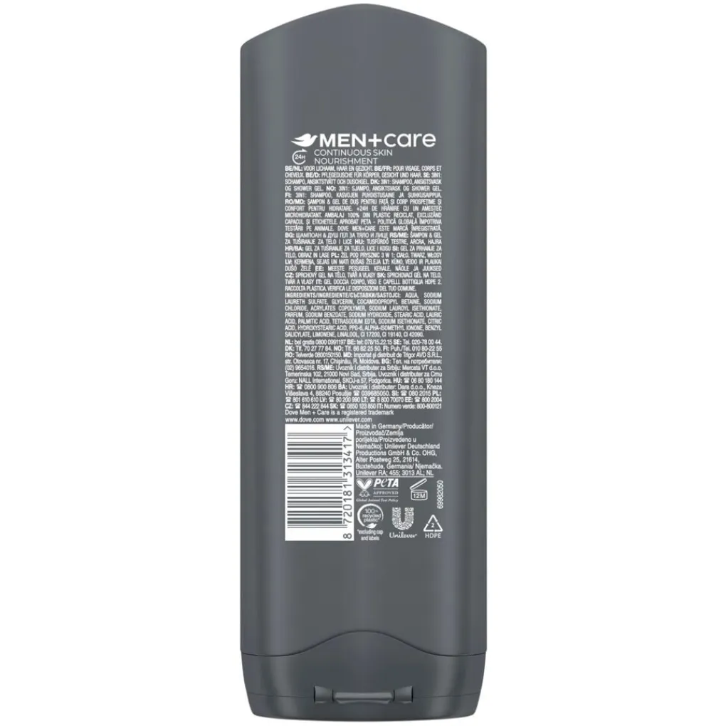 Dove Men Douchegel>+ Care Clean Comfort Douchegel