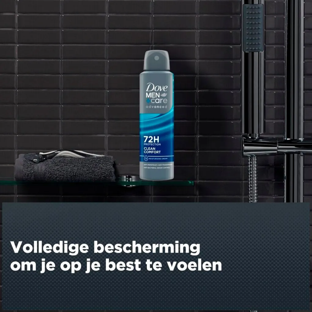 Dove Men Deospray>+ Care Advanced Clean Comfort Antitranspirant Deodorant Spray