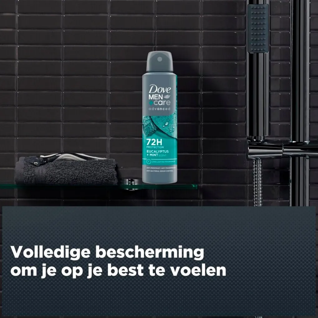 Dove Men Deospray>+Care Advanced Eucalyptus + Mint Antitranspirant Spray