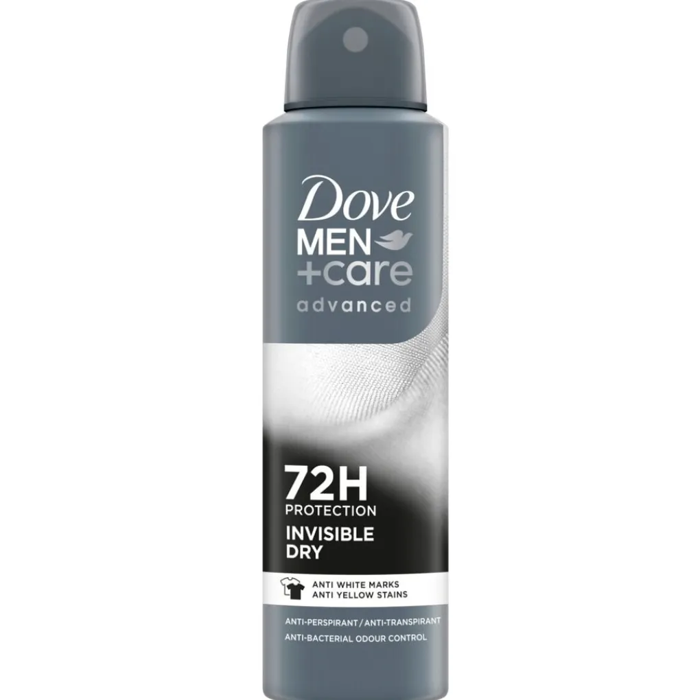 Dove Men Deospray>+Care Advanced Invisible Dry Antitranspirant Deodorant Spray