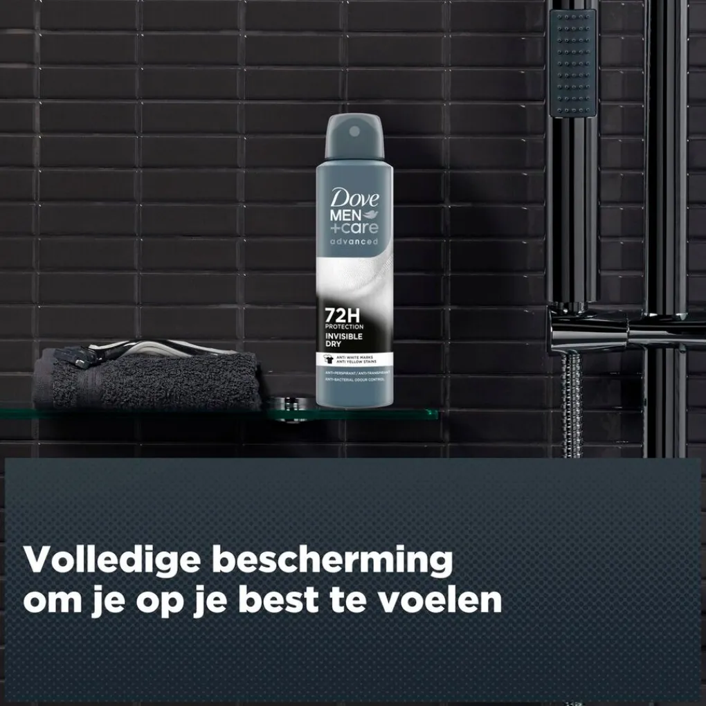 Dove Men Deospray>+Care Advanced Invisible Dry Antitranspirant Deodorant Spray