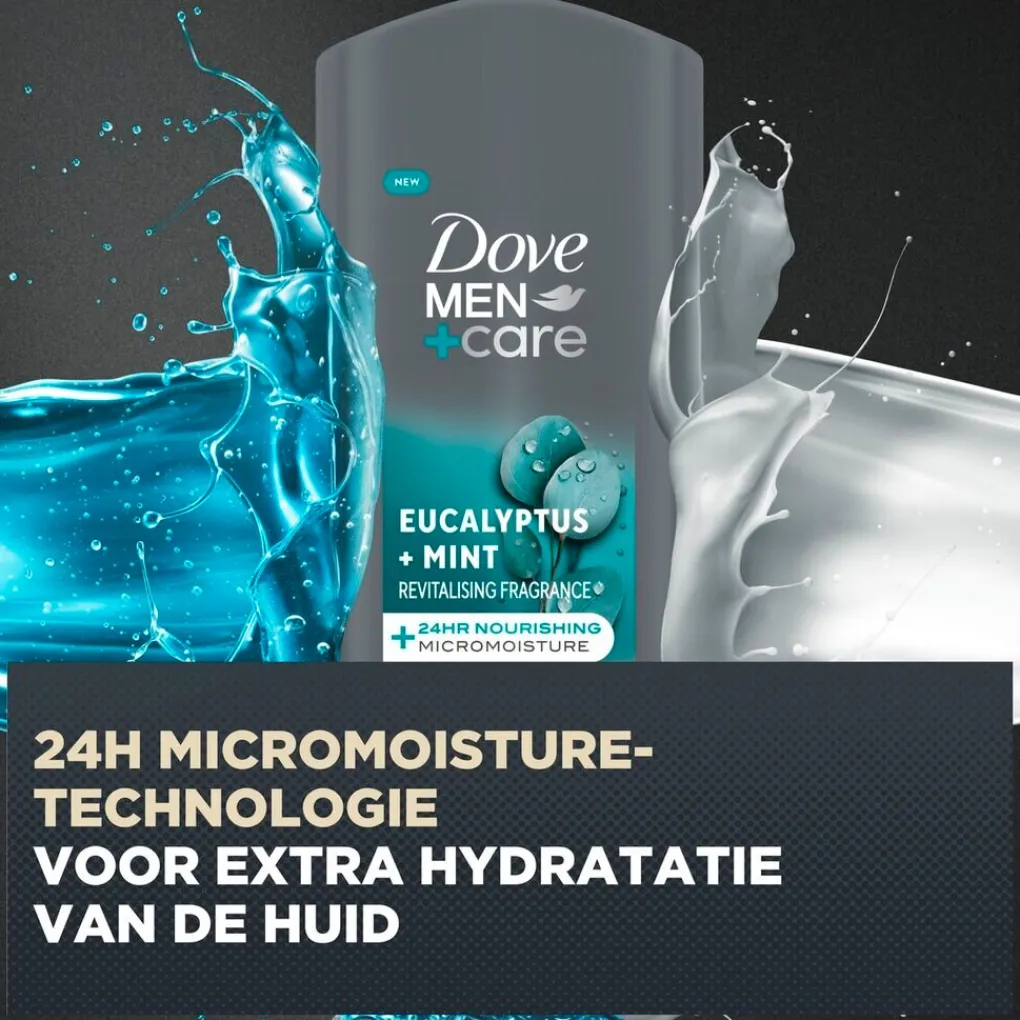 Dove Men Douchegel>+Care Eucalyptus + Mint Douchegel
