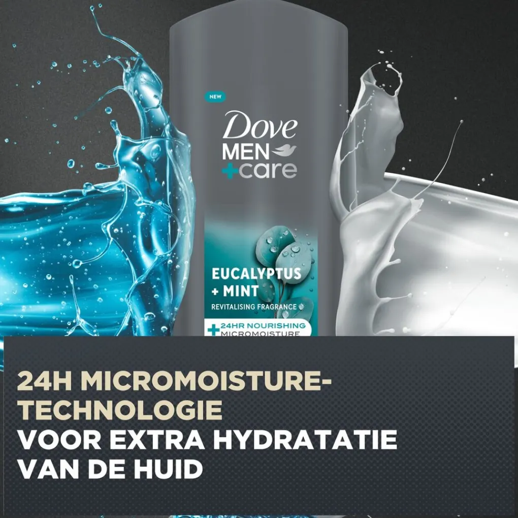 Dove Men Douchegel>+Care Eucalyptus + Mint Douchegel