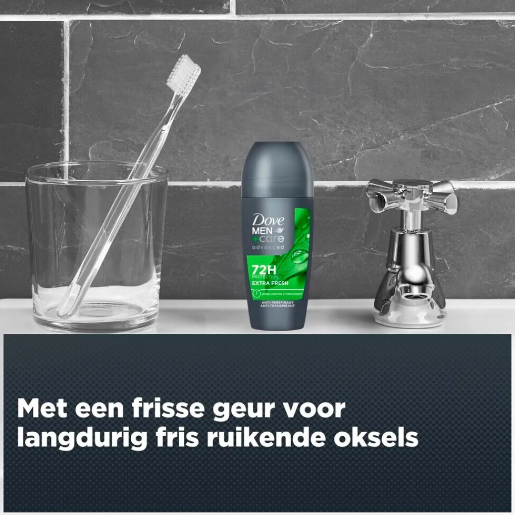 Dove Men Deoroller>+Care Extra Fresh Deodorant Roller