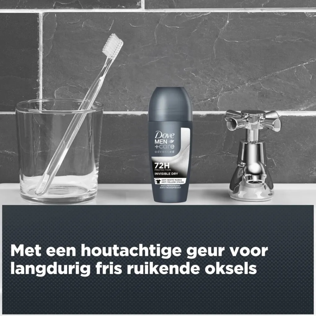Dove Men Deoroller>+Care Invisible Dry Antitranspirant Deoroller