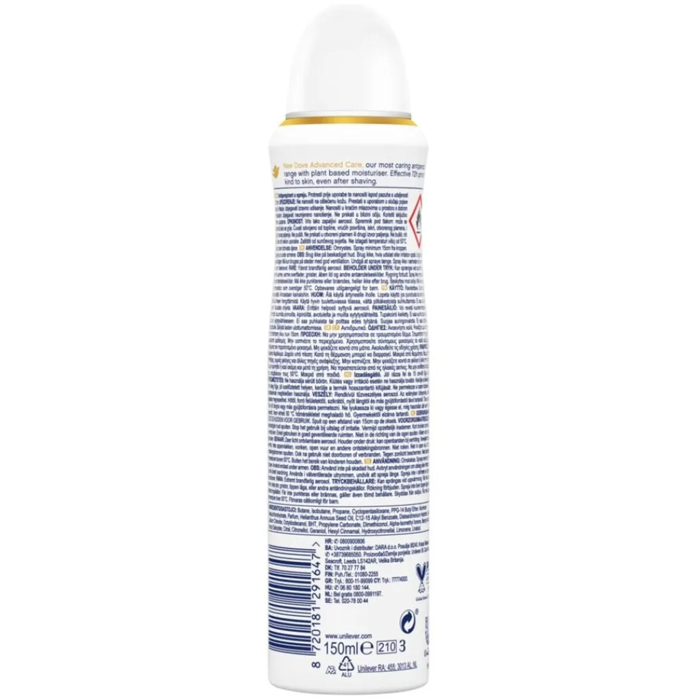 Dove Deospray>Nourishing Secrets Awakening Antitranspirant Spray