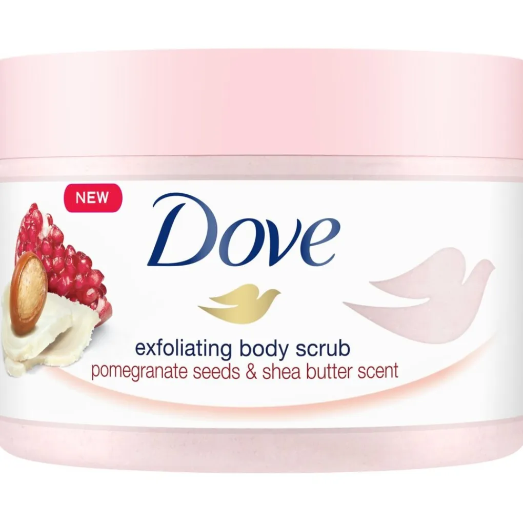 Dove Scrub>Pomegranate & Shea Butter Exfoliating Body Scrub