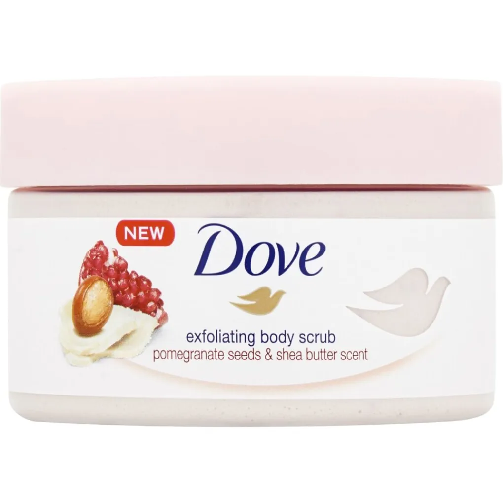 Dove Scrub>Pomegranate & Shea Butter Exfoliating Body Scrub