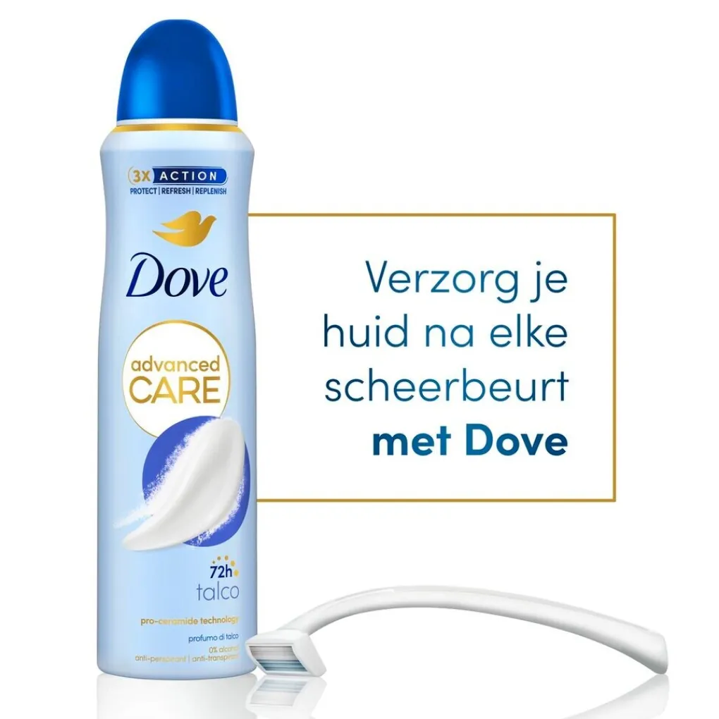 Dove Deospray>Talco Deospray