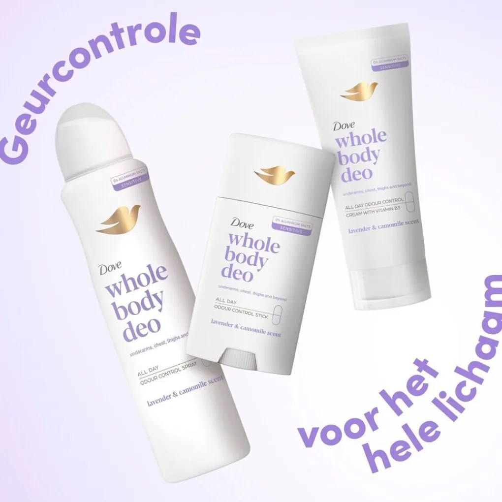 Dove Deodorant Creme>Whole Body Lavender & Camomile Deodorant Cream
