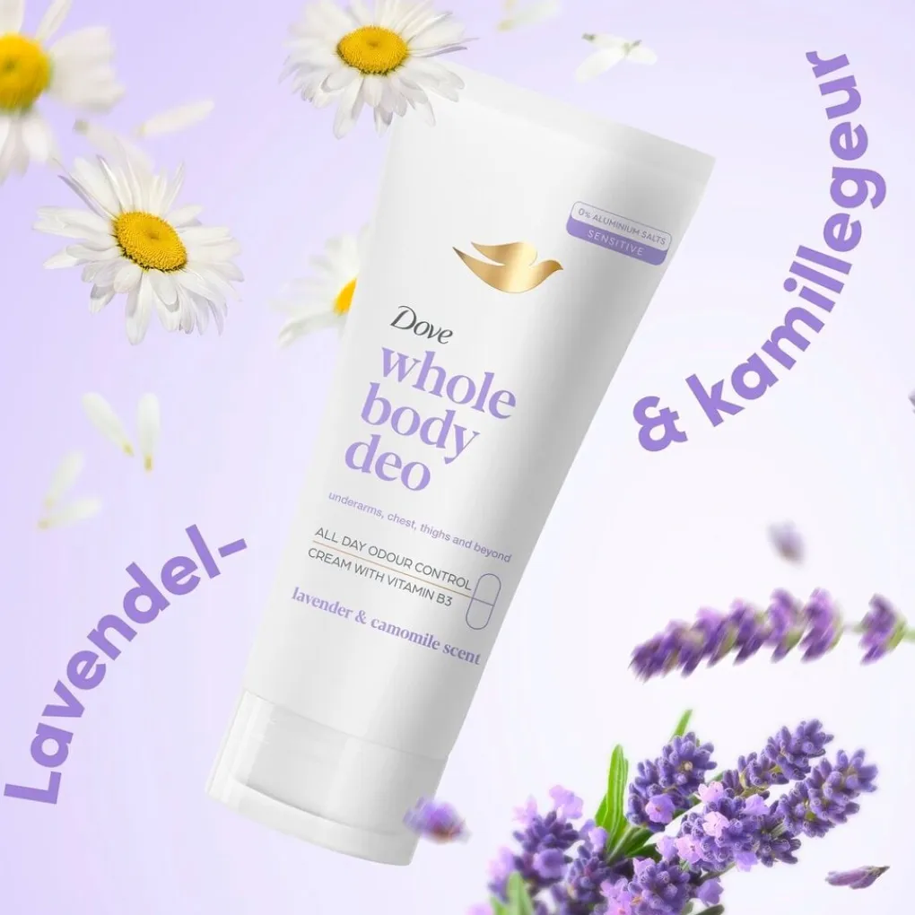Dove Deodorant Creme>Whole Body Lavender & Camomile Deodorant Cream