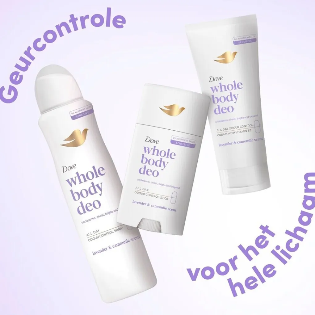 Dove Deospray>Whole Body Lavender & Camomile Deodorant Spray