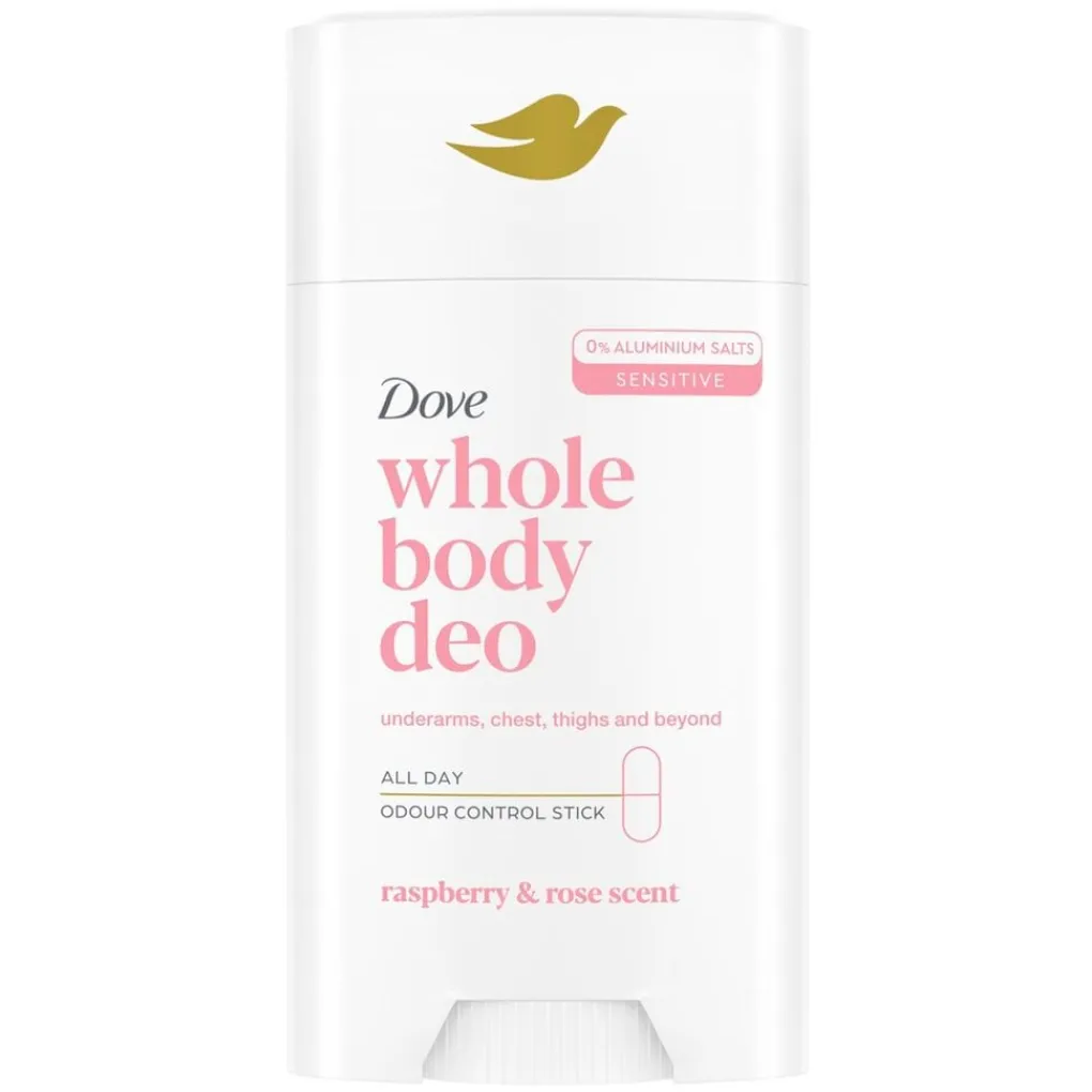Dove Deostick>Whole Body Raspberry & Rose Deodorant Stick