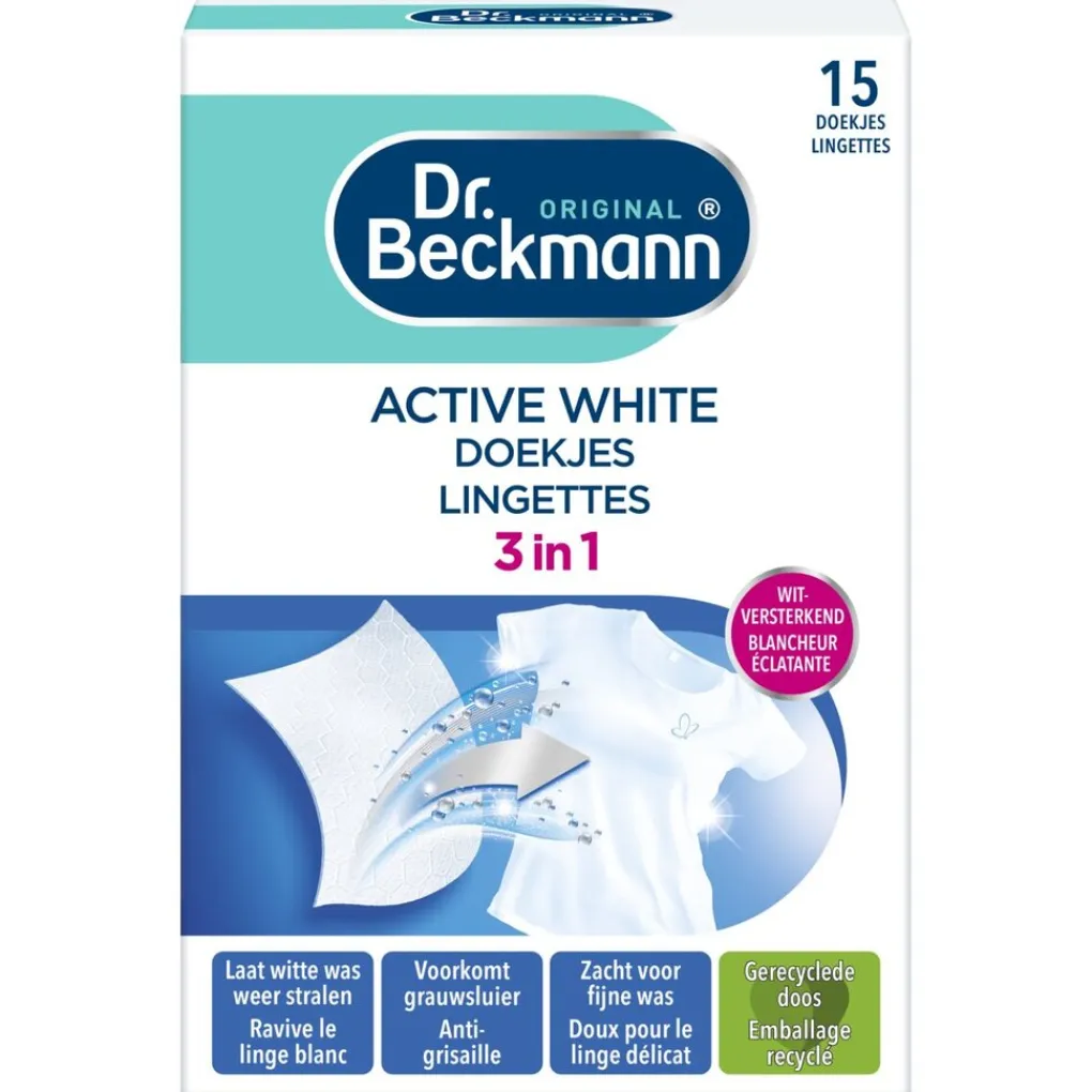 Dr. Beckmann Vlekverwijderaars>Active White Doekjes