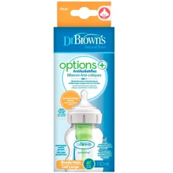 Dr. Brown's Babyflesjes>Options+ 1+M Antikoliekfles met Brede Hals