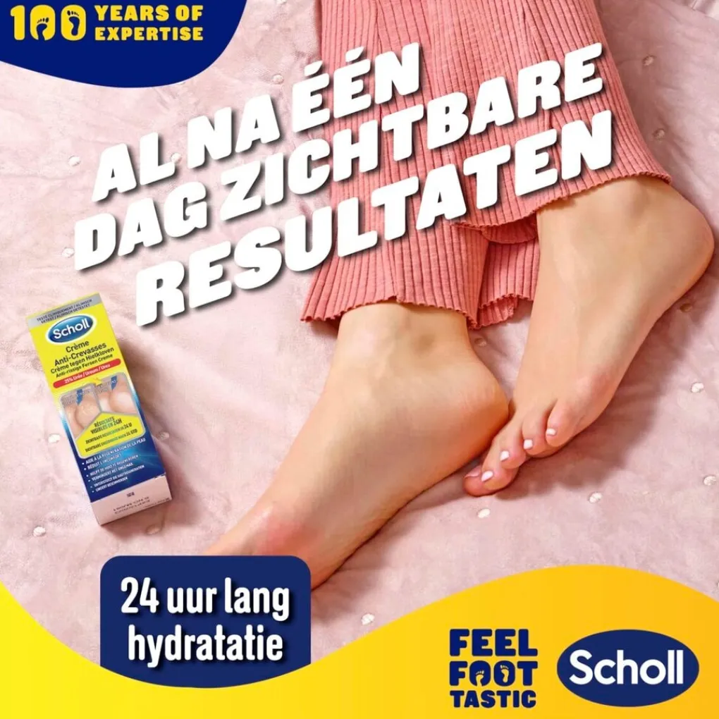 Dr. Scholl's Voetcrème|Voetkloven>Active Repair K+ Herstellende Hielkloven Crème