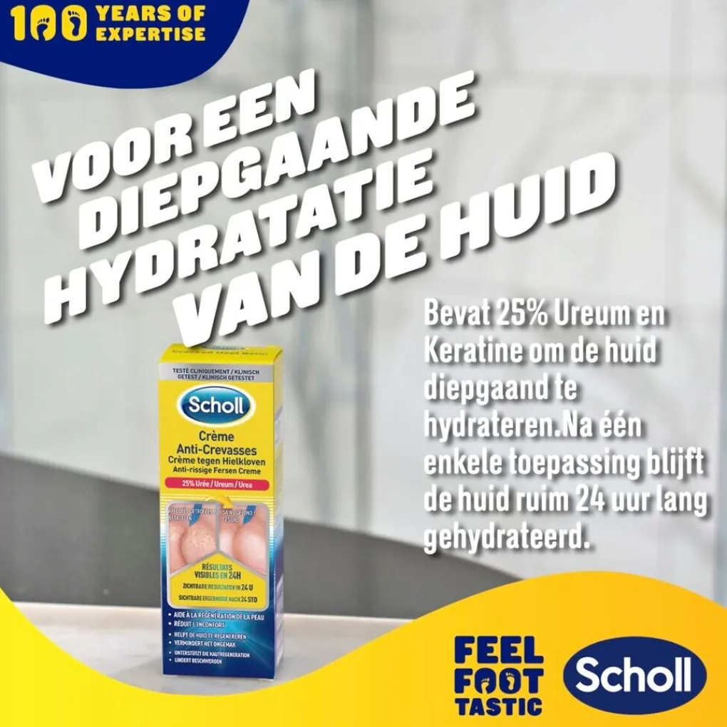 Dr. Scholl's Voetcrème|Voetkloven>Active Repair K+ Herstellende Hielkloven Crème