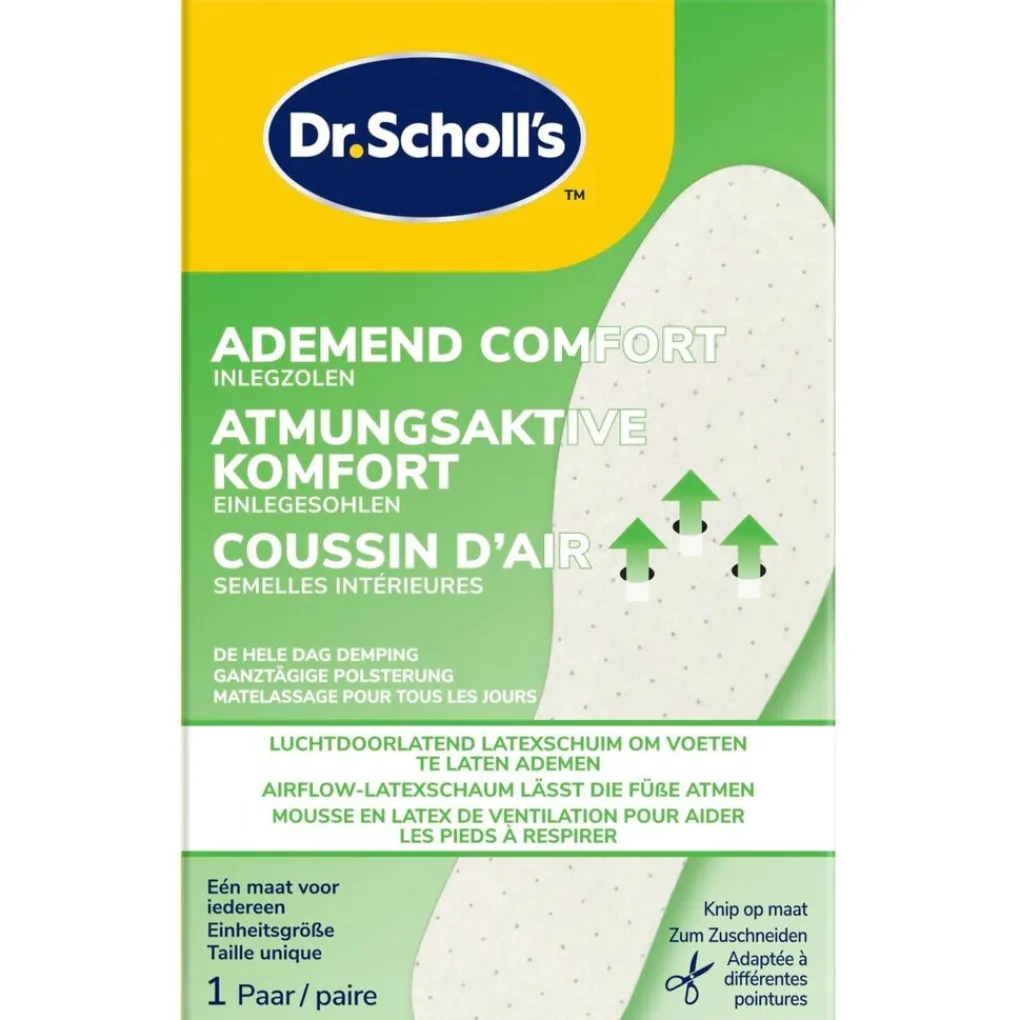 Dr. Scholl's Inlegzolen>Ademend Comfort Inlegzolen