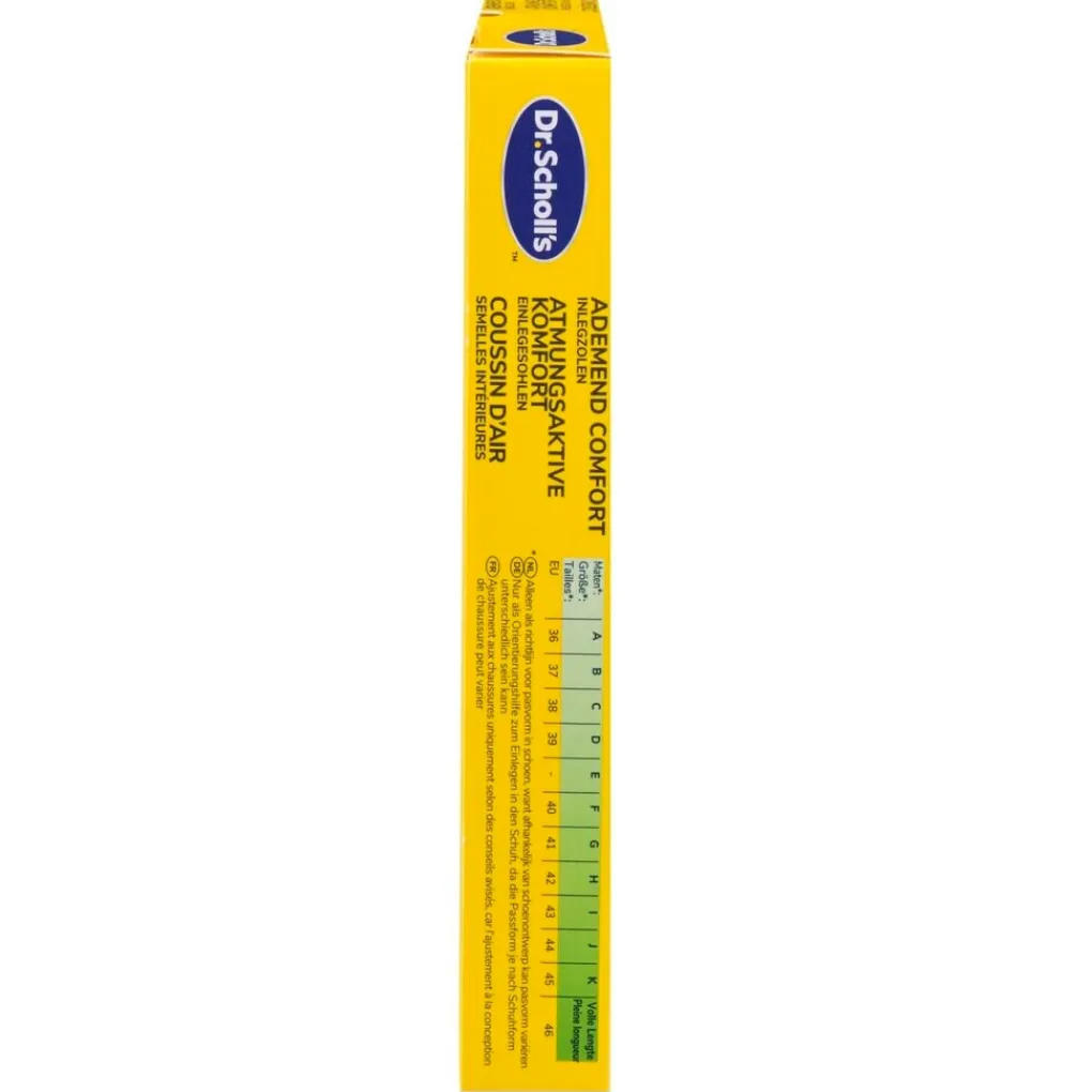 Dr. Scholl's Inlegzolen>Ademend Comfort Inlegzolen