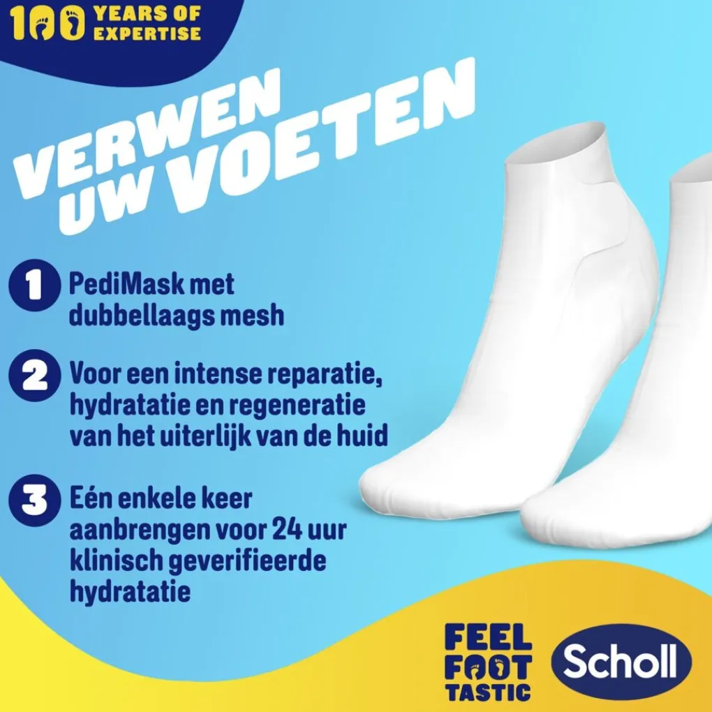 Dr. Scholl's Voetmasker>Aloë Vera Voedend Voetmasker