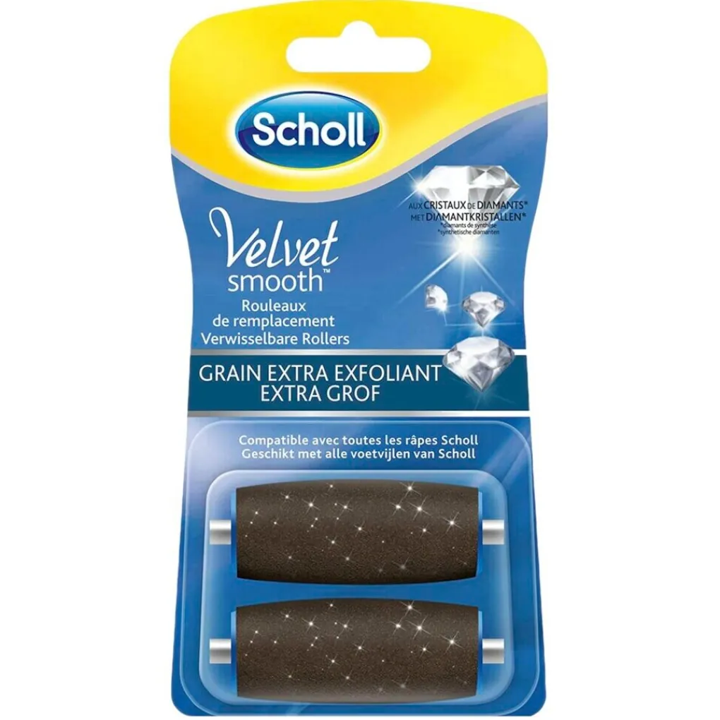 Dr. Scholl's Eeltverwijderaars>Velvet Smooth Extra Grof Verwisselbare Rollers Navulling