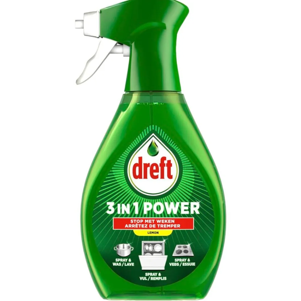 Dreft Afwasmiddel>3-in-1 Power Lemon Spray