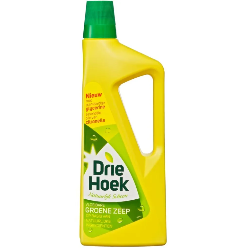 Driehoek Schoonmaakmiddelen>Vloeibare Groene Zeep