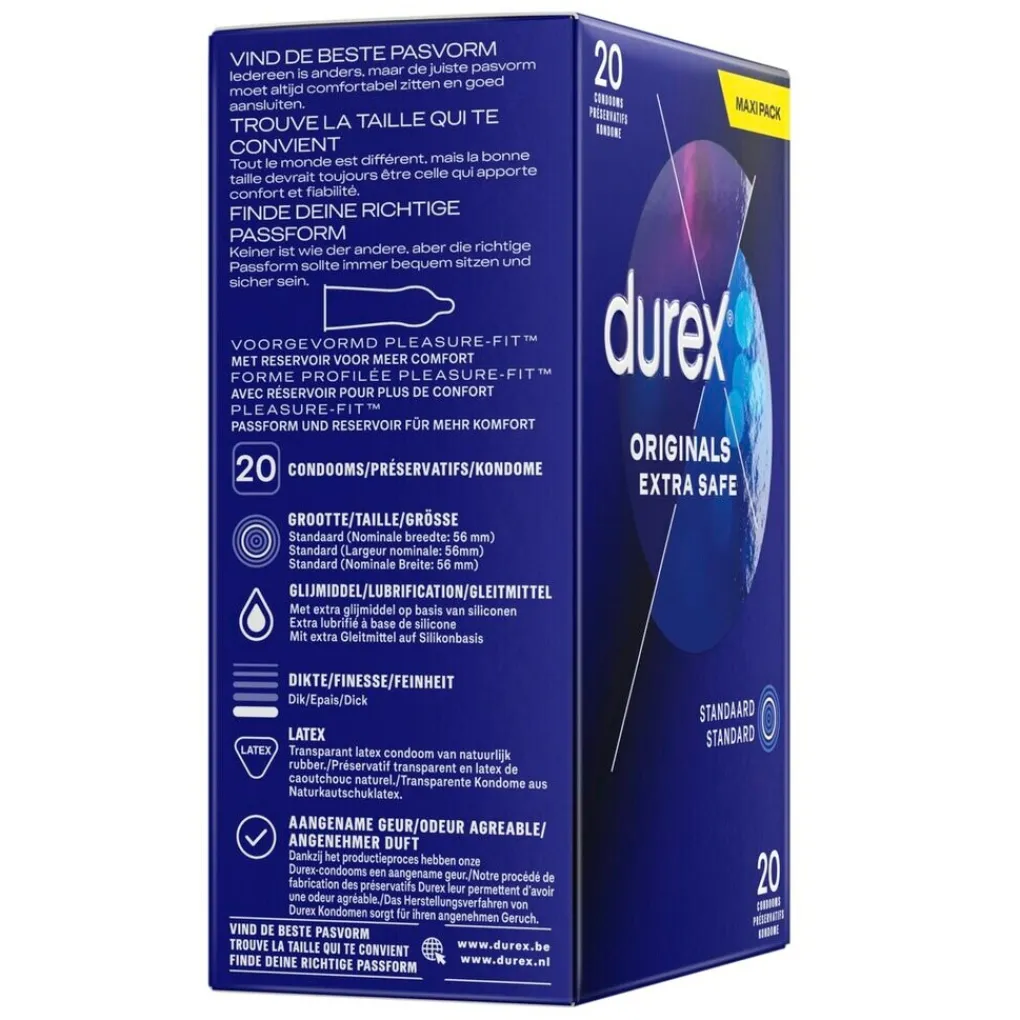 Durex Condooms>Originals Extra Safe Condooms