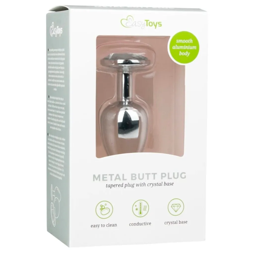EasyToys Seksspeeltjes>Buttplug met Zilveren Diamant