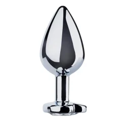 EasyToys Seksspeeltjes>Buttplug met Zilverkleurig Hartje