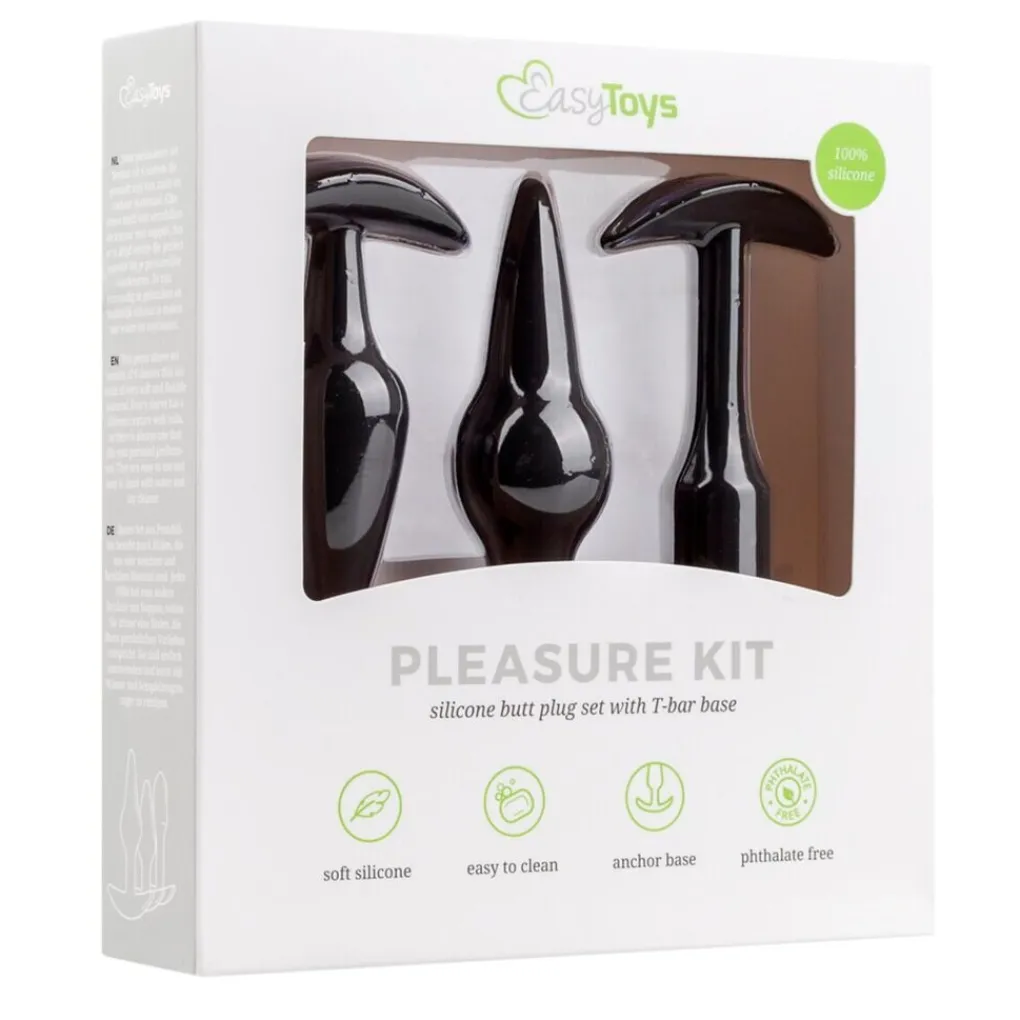 EasyToys Seksspeeltjes>Pleasure Kit Siliconen Butt Plug set